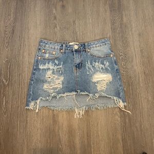 Jean skirt - in perfect condition - never been worn!